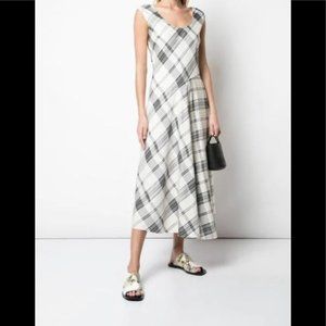 Theory Plaid Tango Dress